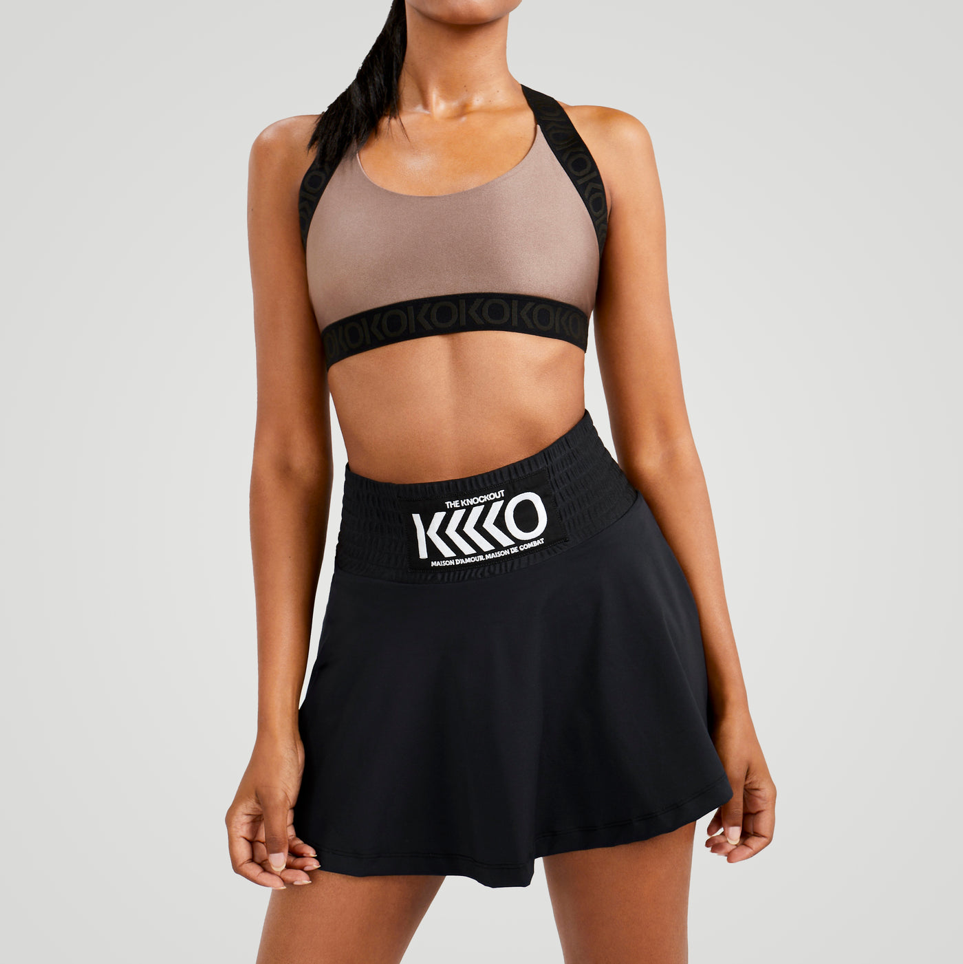 Fighting skirt outfit & sports bra