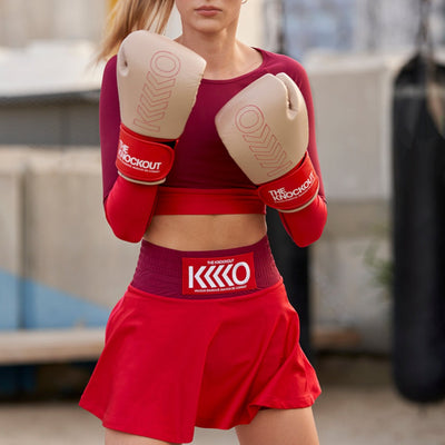 Fighting skirt outfit & long sleeved top