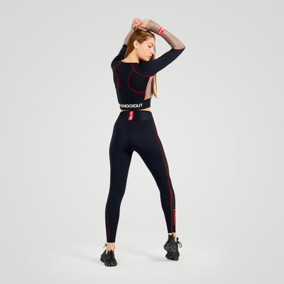Kick-in legging in Black - Redd Edition