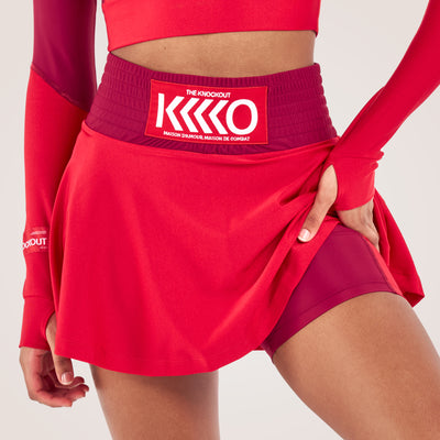 Fighting Skirt in Red