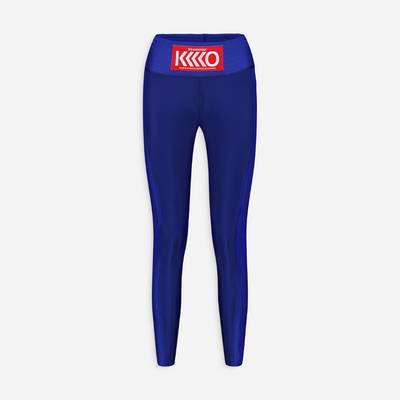 The knockout Paris Kick in leggings in blue