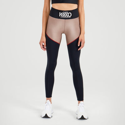 The Knockout Paris Victory Leggings in black and stardust